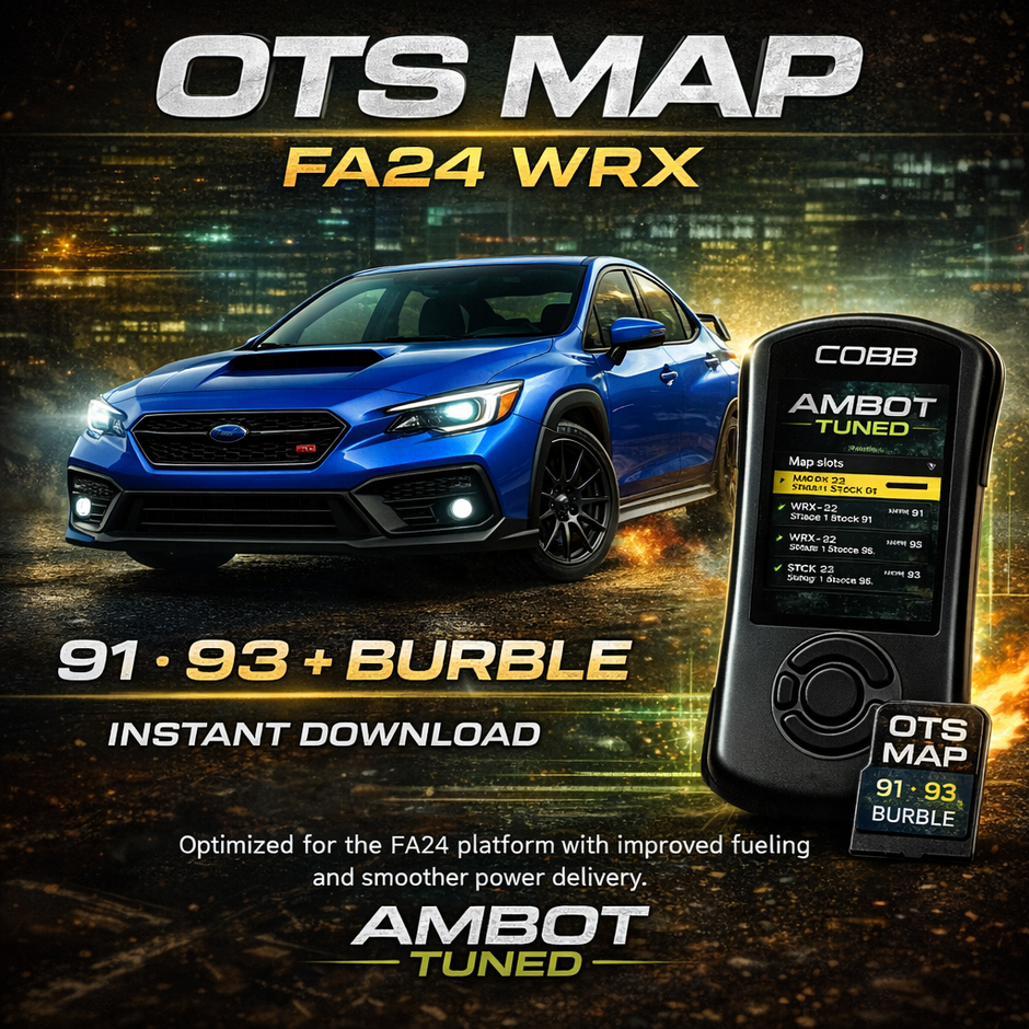 Subaru WRX OTS Maps | Stage 1, 1+, 2, 2+ – Instant Download – AMBOT Tuned