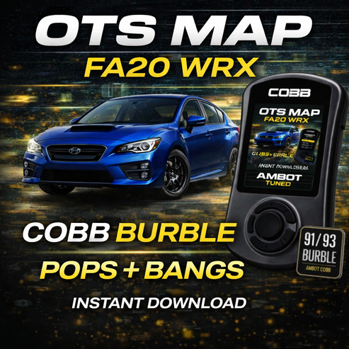 COBB OTS Burble Maps for Subaru WRX AMBOT Tuned